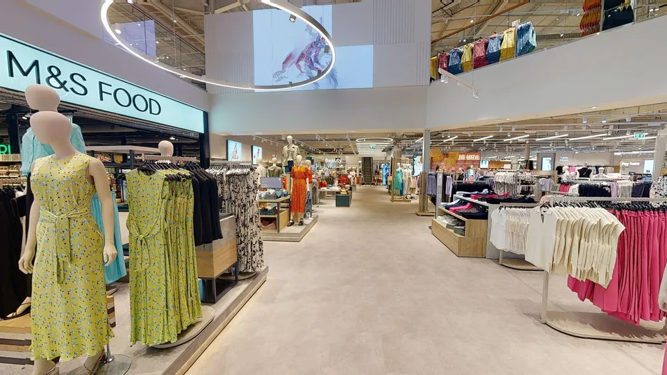 Ukázka Matterport prodejny Marks & Spencer ve Stevenage.